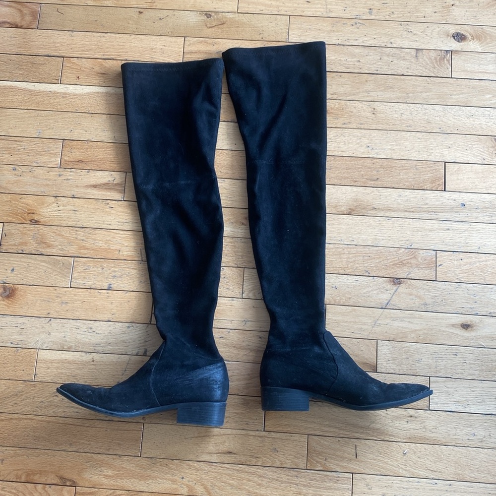 Steve Madden over-the-knee suede boots, size 8